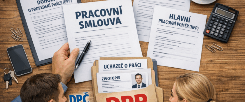 DPČ vs DPP vs HPP: praktický přehled pro uchazeče