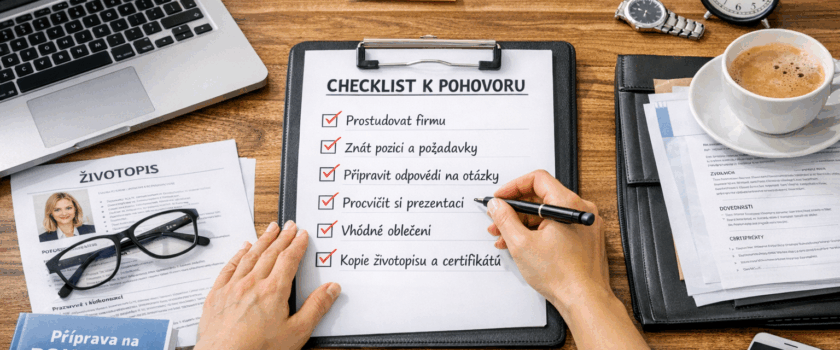 Jak se připravit na pohovor za 60 minut (checklist)