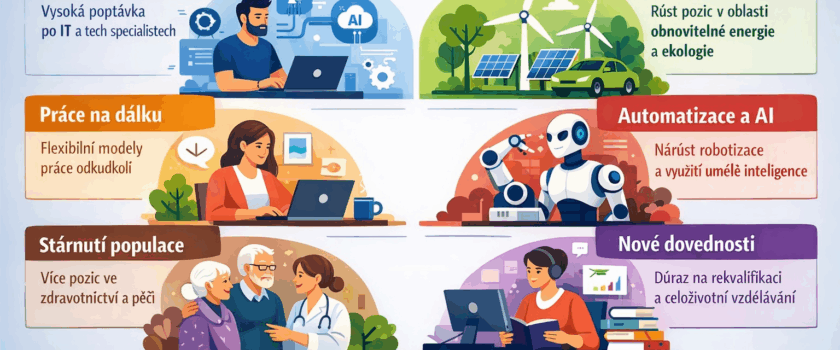 Trendy na trhu práce v ČR: co sledovat v roce 2026