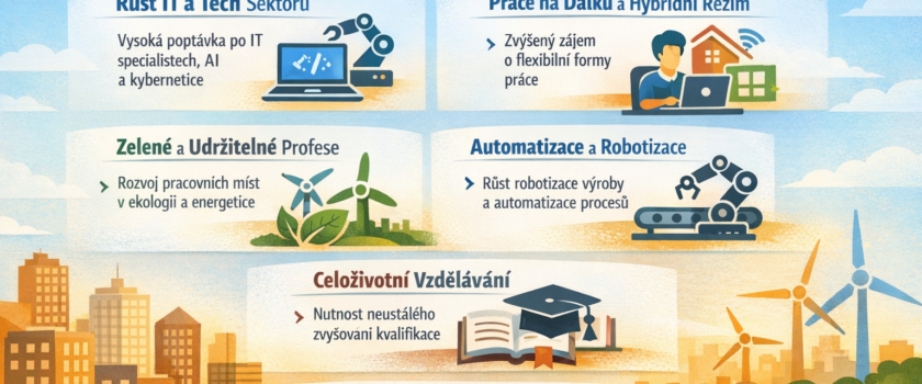 Trendy na trhu práce v ČR: co sledovat v roce 2026
