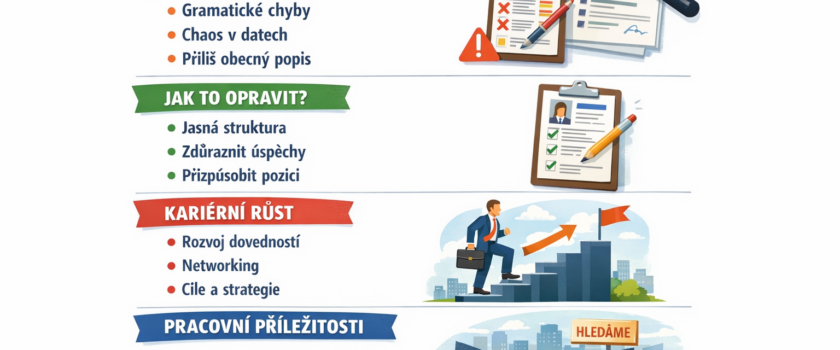 Nejčastější chyby v životopisu a jak je opravit
