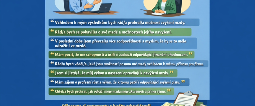 Jak si říct o vyšší mzdu: věty, které fungují