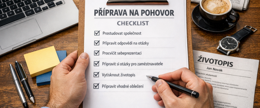Jak se připravit na pohovor za 60 minut (checklist)