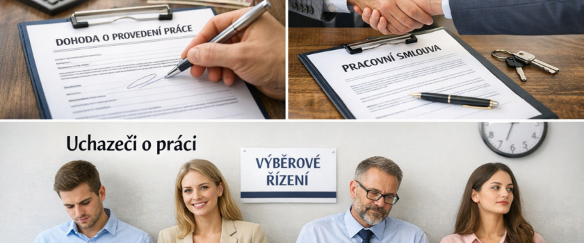 DPČ vs DPP vs HPP: praktický přehled pro uchazeče