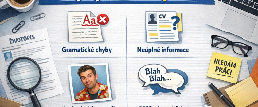 Nejčastější chyby v životopisu a jak je opravit