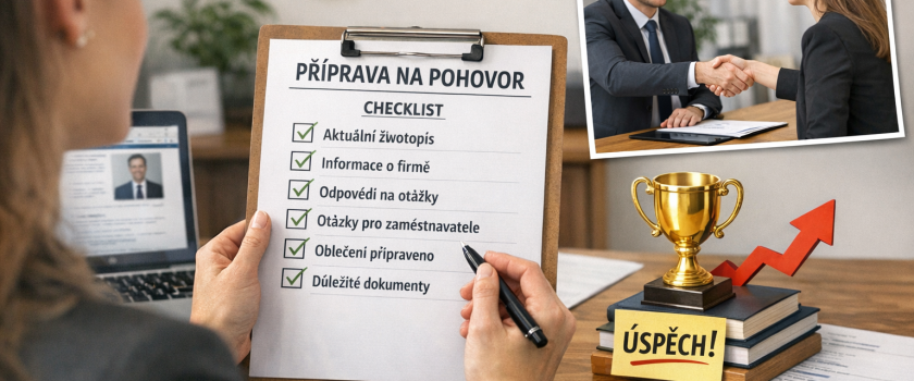 Jak se připravit na pohovor za 60 minut (checklist)
