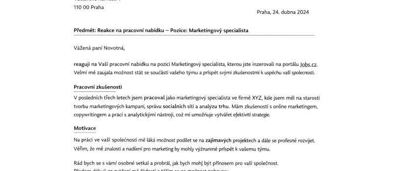 Jak odpovědět na inzerát, aby ti skutečně odpověděli