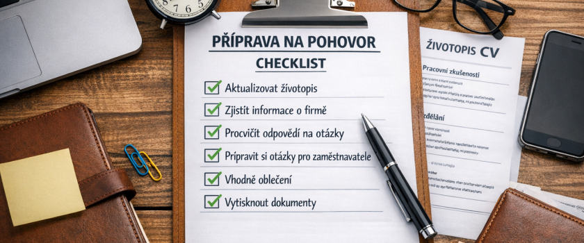 Jak se připravit na pohovor za 60 minut (checklist)